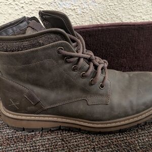 Denver Hayes Men's Brown Leather Boots